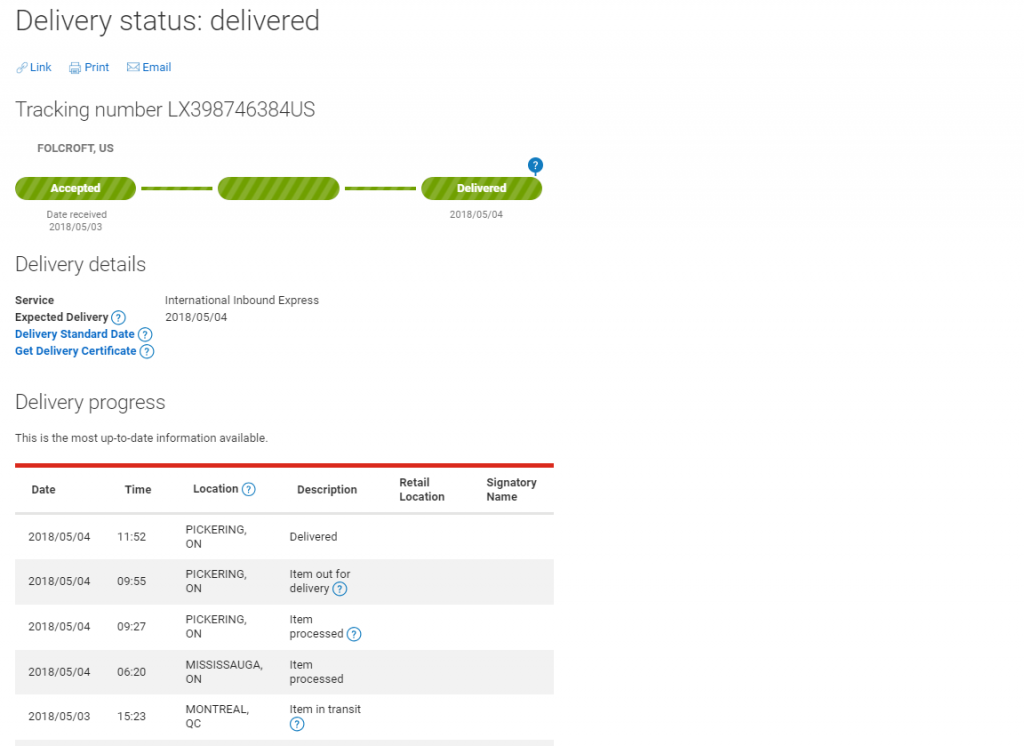 Tracking Updates For Asendia International Shipments