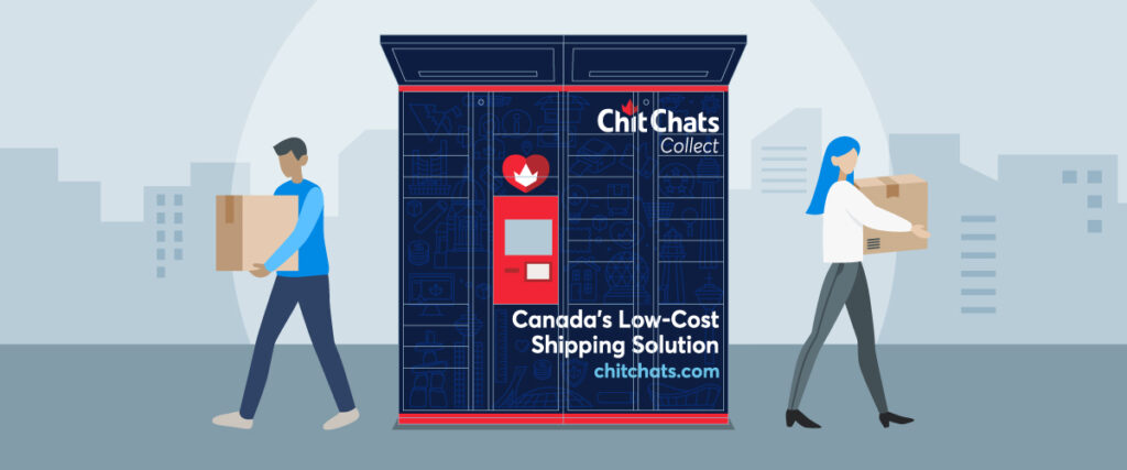 Chit Chats Collect + Lockers is another example of our shipping technology