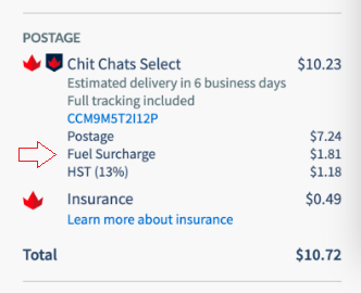 Chit Chats Collect: Save More on your Canadian Shipments