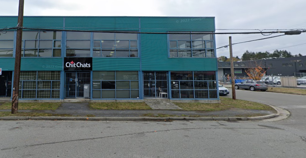 Street View photo of the Chit Chats Vancouver Branch from Vernon Drive